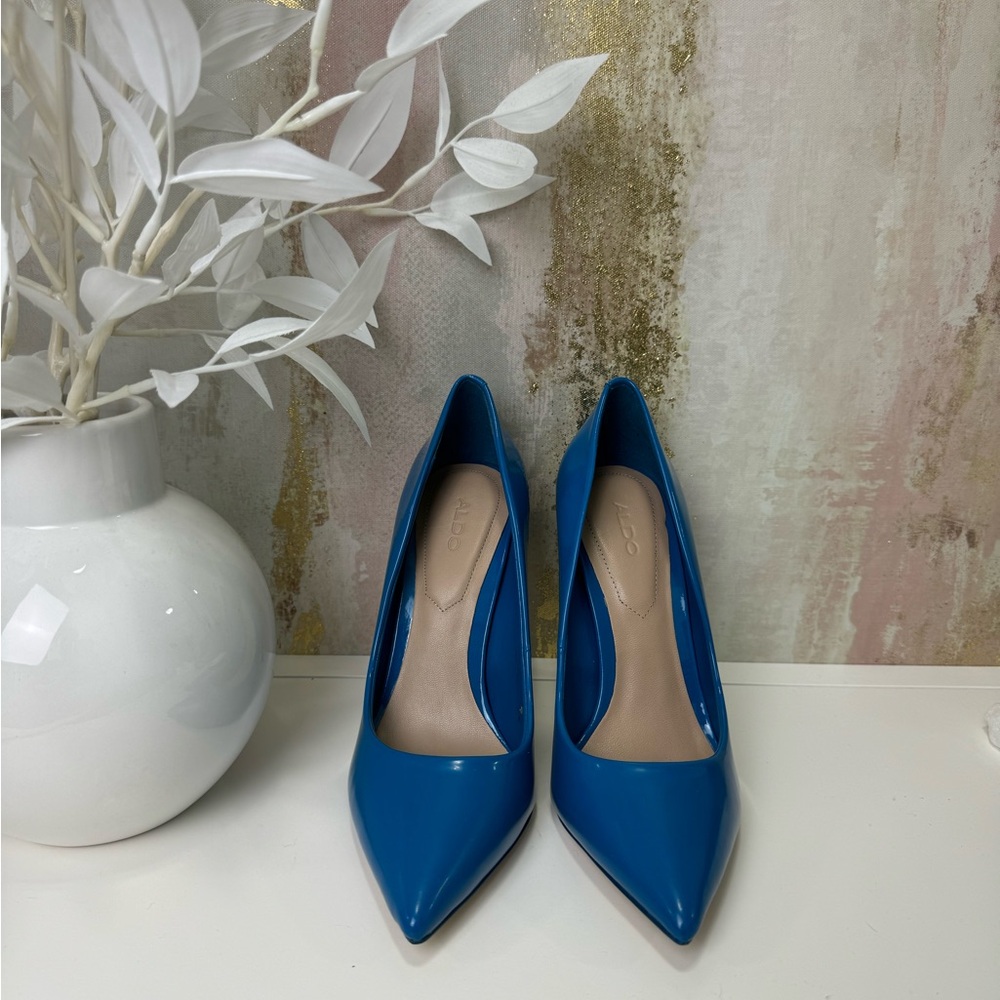Aldo Stacey Blue Stileto size 7